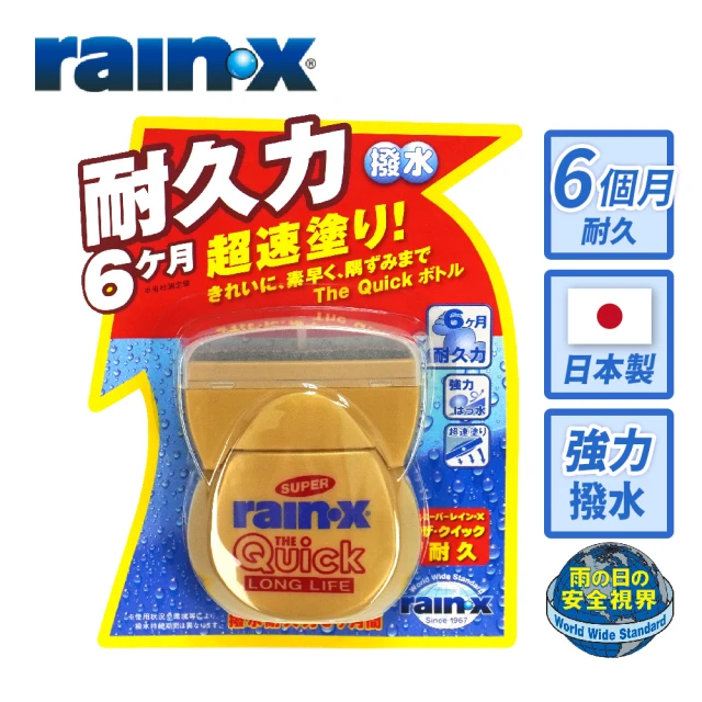 Rain X RainX-89 金耐久氟素玻璃鍍膜撥水劑80ml(氟素撥水劑 除油膜 玻璃清潔)