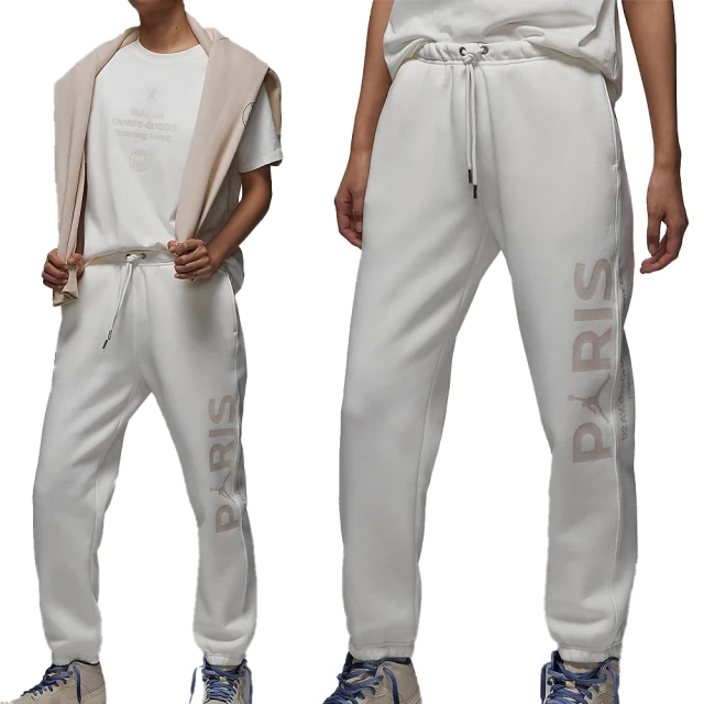 NIKE 耐吉 J PSG BRKLN FLC GFX Pant 女款 白色 運動 休閒 喬丹 長褲 FV7765-133