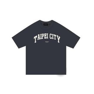【INNERSECT 三生萬物】城市限定系列 TAIPEI CITY 美式風格 短踢 短袖上衣 休閒 男女同款(INN24FWTTE458)