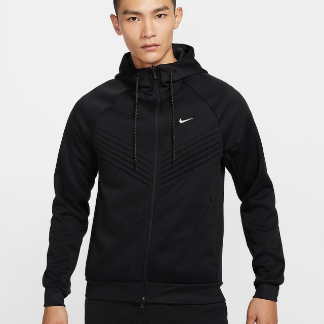 【NIKE 耐吉】雙11 連帽外套 休閒 Therma-FIT  男 AS M NK TF RPL THERMA SPHR WNT 黑(FZ1108010)