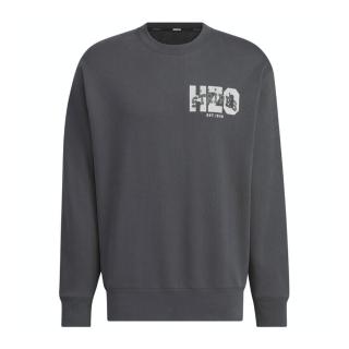 【adidas 愛迪達】CLG Sweatshirts 男 長袖 上衣 大學T 運動 休閒 寬鬆 舒適 黑(JG8553)