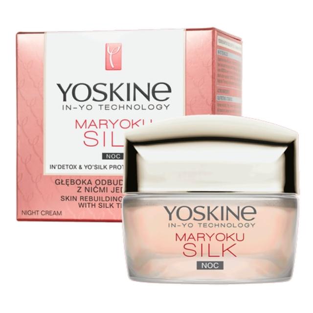 【YOSKINE】魔幻絲綢肌膚重建修護晚霜50ml 蠶絲線 山茶花油 神經醯胺 淡化膚色 官方正貨 買一送一(晚霜)
