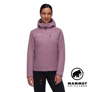 【Mammut 長毛象官方直營】Rime IN Flex Hooded Jacket W 彈性保暖化纖連帽外套 波動紫 女款 #1013-02141