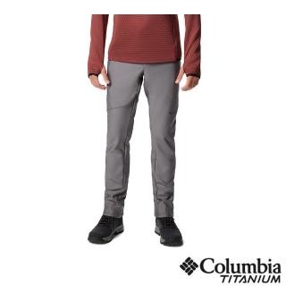 【Columbia 哥倫比亞】男款-防潑軟殼長褲-灰色(UAE59720GY/IF)