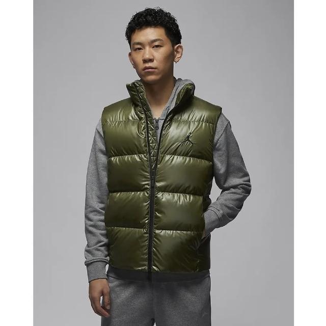 【NIKE 耐吉】AS M J FLIGHT DOWN VEST 喬丹 保暖背心 鋪棉 運動 休閒 男款 綠(FV7274-222 ∞)