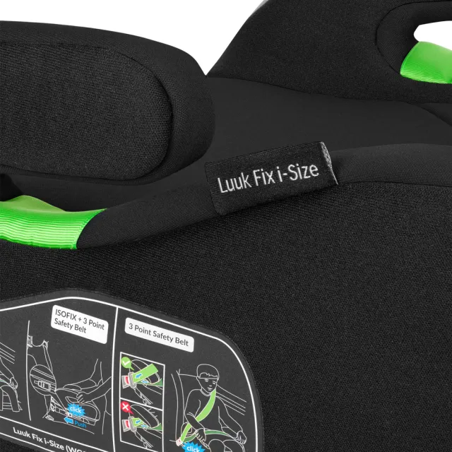 【Lionelo】Luuk Fix i-Size 3~12歲ISOFIX增高輔助汽座(汽車輔助增高座墊 兒童增高座墊 增高墊) - momo ...