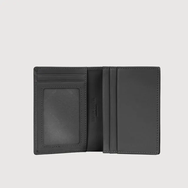 【BRAUN BUFFEL 德國小金牛】依雅娜 名片夾-黑色(BF853-141-BK) 送禮推薦