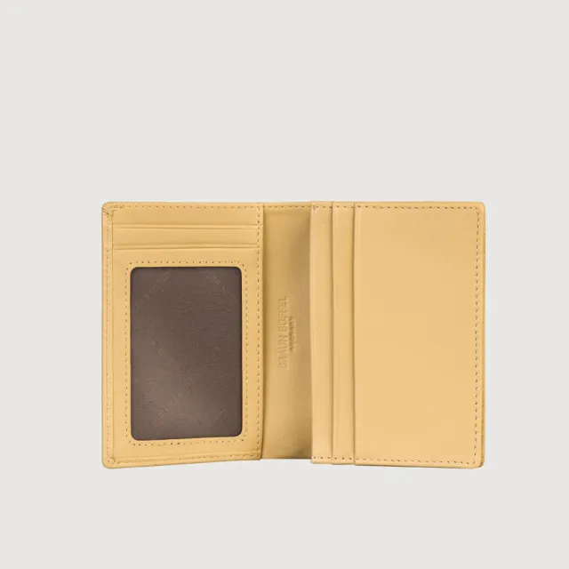 【BRAUN BUFFEL 德國小金牛】依雅娜 名片夾-淺棕色(BF853-141-CR) 送禮推薦