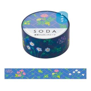 【KING JIM】HITOTOKI SODA 透明PET卷狀膠帶 20MM