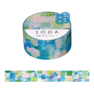 【KING JIM】HITOTOKI SODA 和紙卷狀膠帶 20MM 亮粉磨砂款