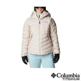 【Columbia 哥倫比亞】女款-OT防水極暖羽絨外套-卡其(UWK85650KI/IF)