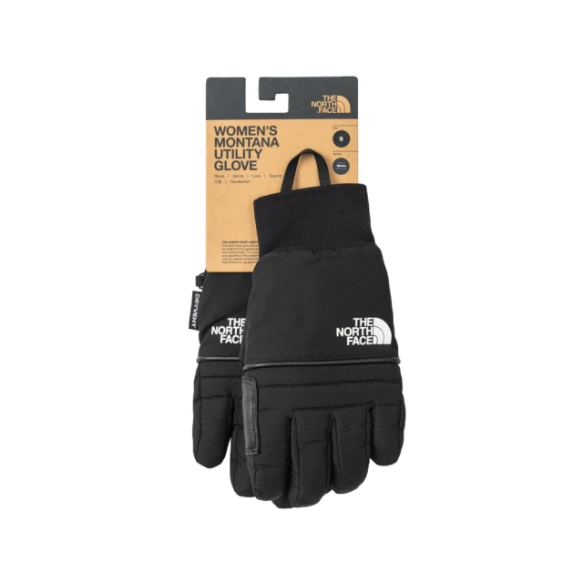 The North Face 北臉 手套 男款 女款 防潑水 透氣 可觸控 W MONTANA UTILITY GLOVE 黑 NF0A89QNJK3