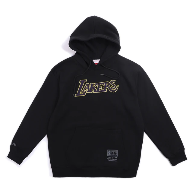 Mitchell & Ness NBA Team Name Dad Hoodie 帽Tee 湖人 黑(NBA 經典球隊帽Tee)