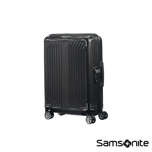 Samsonite 新秀麗 20吋 LITE-BOX 強韌超輕盈Curv頂級行李箱(黑)