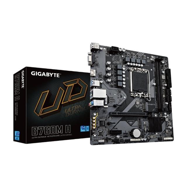 【GIGABYTE 技嘉】B760M H Intel 主機板(DDR5適用)