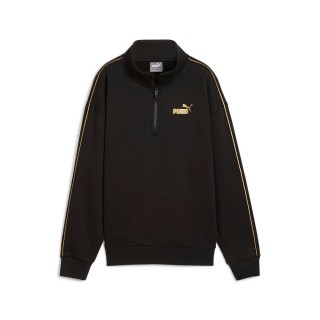 【PUMA官方旗艦】基本系列Minimal Gold Tape半開襟立領衫 女性 68529401
