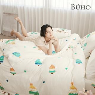 【BUHO布歐】極柔暖法蘭絨雙人特大床包三件組(多款任選)