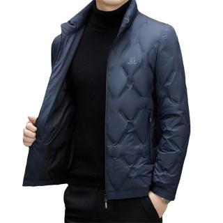 【巴黎精品】現貨+預購 真羽絨90%白鴨絨羽絨外套羽絨衣夾克(簡約短白保暖立領男外套6色a1is47)