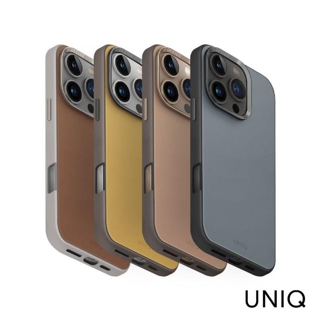 【Uniq】iPhone 16 Pro 6.3吋 Lyden Ds 耐刮皮革磁吸手機殼