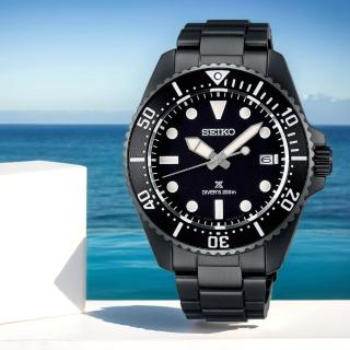 【SEIKO 精工】PROSPEX 太陽能200米潛水手錶-41mm 母親節 禮物 送禮(SNE599P1/V157-00A0SD)