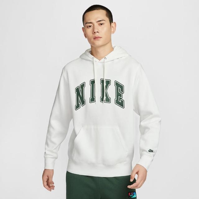 【NIKE 耐吉】長袖上衣 男款 帽T 運動 AS M NK CLUB BB PO HDY AR 白 FZ0872-133