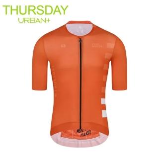 【MONTON】THURSDAY II 橙色男款短上衣(男性自行車服飾/短袖車衣/短車衣/單車服飾/零碼)