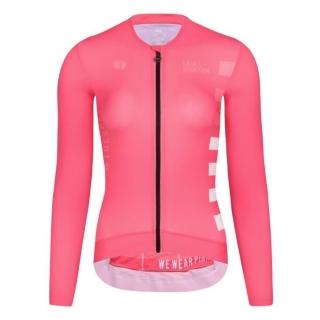 【MONTON】TUESDAY II 粉紅女款長上衣(女性自行車服飾/長袖車衣/長車衣/單車服飾/零碼)