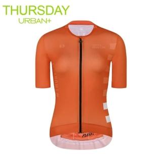 【MONTON】THURSDAY II 橙色女款短上衣(女性自行車服飾/短袖車衣/短車衣/單車服飾/零碼)