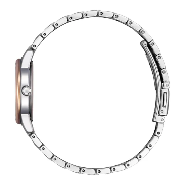 【CITIZEN 星辰】光動能經典女錶-白/27.5mm 母親節 禮物 送禮(EW2319-71A)