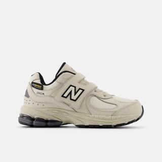 【NEW BALANCE】2002 HOOK & LOOP 中童 休閒鞋 運動 復古 W楦 米灰(PV2002PM)