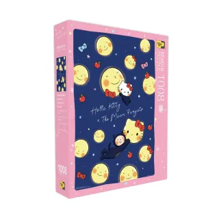 【雷諾瓦】帶我飛向月球/1008片/Hello Kitty X 幾米/璀璨雷射(桌遊/益智/親子/送禮/禮物)