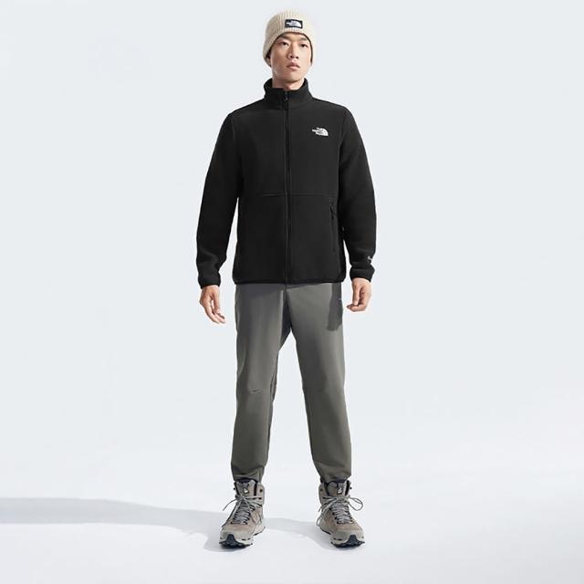 【The North Face】北臉 外套 男款 運動外套 抓絨 保暖 M ALPINE POLARTEC 200 FZ 黑 NF0A83O94H0