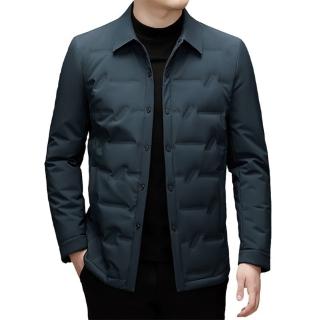 【巴黎精品】現貨+預購 真羽絨90%白鴨絨羽絨外套羽絨衣夾克(保暖翻領潮流羽絨防寒男外套6色a1is34)