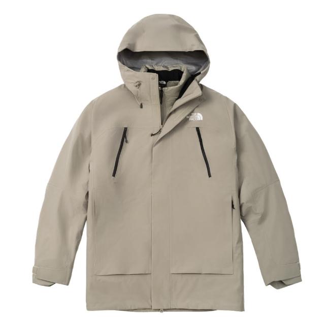 【The North Face】北臉 外套 男款 運動連帽外套 三合一 防潑水 羽絨膽 M STORMPEAK FL 灰 NF0A89ZM1I4