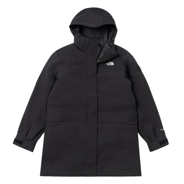 【The North Face】北臉 外套 女款 運動連帽外套 三合一 防潑水 羽絨膽 W ELEMENT DOWN 黑 NF0A89YPJK3