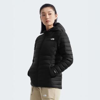 【The North Face】北臉 外套 女款 運動連帽外套 羽絨外套 防潑水 W THUNDER LT 黑 NF0A89Y4JK3