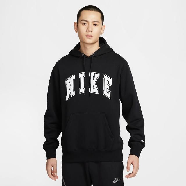 【NIKE 耐吉】長袖上衣 男款 帽T 運動 磨毛 AS M NK CLUB BB PO HDY AR 黑 FZ0872-010(3S4049)