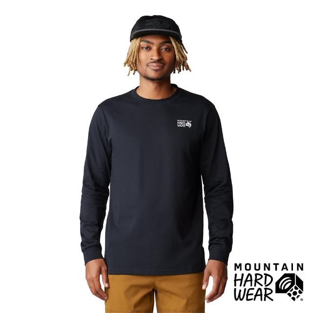 【Mountain Hardwear】MHW Back Logo Long Sleeve 經典LOGO舒適長袖上衣 男款 黑色 #2100571