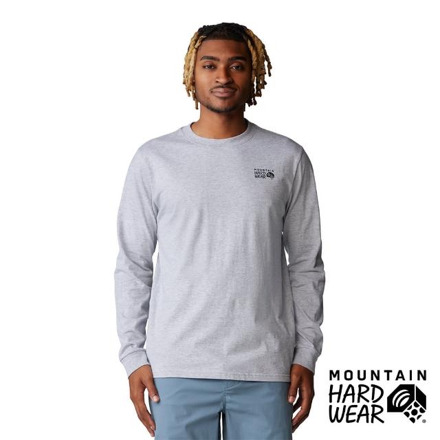 【Mountain Hardwear】MHW Back Logo Long Sleeve 經典LOGO舒適長袖上衣 男款 灰色 #2100571