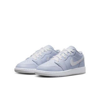 【NIKE 耐吉】運動鞋 休閒鞋 女鞋 中大童 男鞋 AIR JORDAN 1 LOW GS 喬丹 水藍色 低筒(FV8486400)