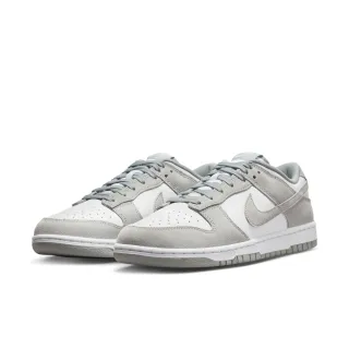 【NIKE 耐吉】運動鞋 休閒鞋 男鞋 女鞋 NIKE DUNK LOW RETRO SE 灰白 岩石灰 麂皮 低筒(FQ8249101)