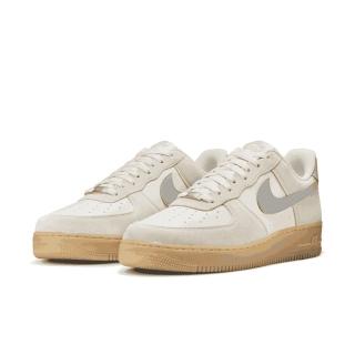 【NIKE 耐吉】運動鞋 休閒鞋 男鞋 女鞋 AIR FORCE 1 07 LV8 米白灰 膠底 AF1(FQ8714002)