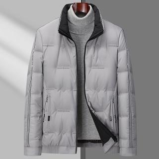 【巴黎精品】現貨+預購 真羽絨90%白鴨絨羽絨外套羽絨衣夾克(保暖短版潮流立領羽絨男外套a1is14)