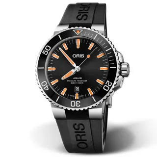 【ORIS 豪利時】Aquis 時間之海系列 潛水機械腕錶 新年 送禮 推薦(0173377304159-0742464EB)