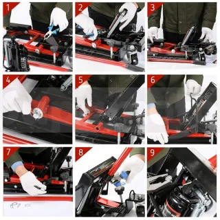 【Supamoto】機車維修升降台―重型1500LBS (千斤頂/平台/油壓/停車架/頂高器/駐車架/起落架/中柱)