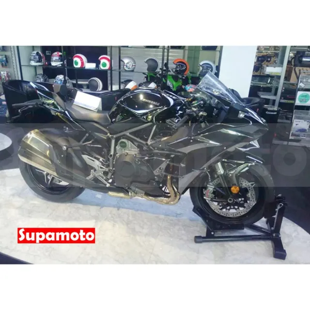 【Supamoto】機車前輪駐車架―三角 (可調/停車架/駐車台/前叉/拖車/維修/保養/美容/中柱)