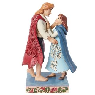 【Enesco】精品家飾 Disney 迪士尼 美女與野獸 深情互望居家擺飾