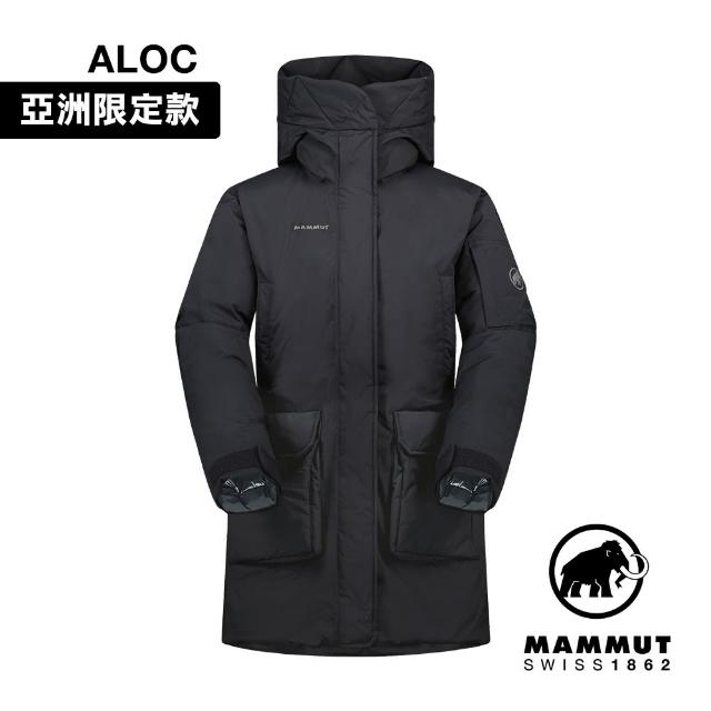 【Mammut 長毛象】Floeberg HS Thermo Hooded Coat AF W 日系防水保暖羽絨外套 女款 黑色 #1010-30350