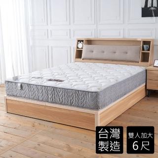 【時尚屋】海曼天絲硬式6尺加大雙人獨立筒床墊BD81-10-6(免組裝 臺灣製)