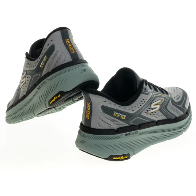 【SKECHERS】男鞋 慢跑系列 慢跑鞋 瞬穿舒適科技 GO RUN MAX CUSHIONING PREMIER 2.0(220837GYCC)